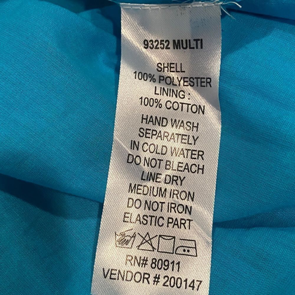 Phool Dress Size Large MIDI Peasant Colorful - Picture 13 of 14
